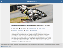 Tablet Screenshot of pixelrace.de